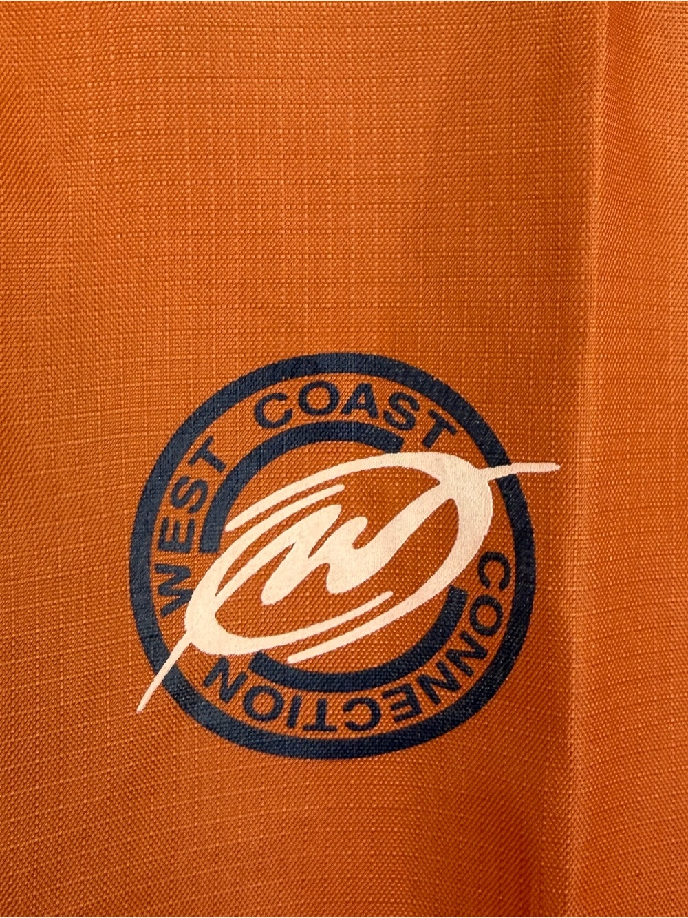 Vintage 90s Y2K burnt orange packable fanny pack boxy anorak windbreaker M - Picture 14 of 17